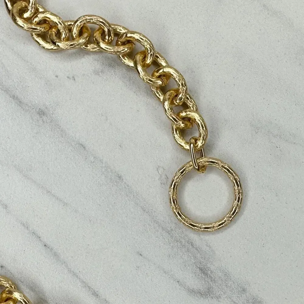 Draped Faux Pearl Gold Chain Belt Small/Medium (S/M) ✨